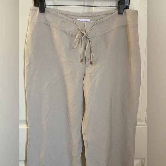 Calvin Klein Linen Pants SIZE 6 NWT - Picture 6 of 6